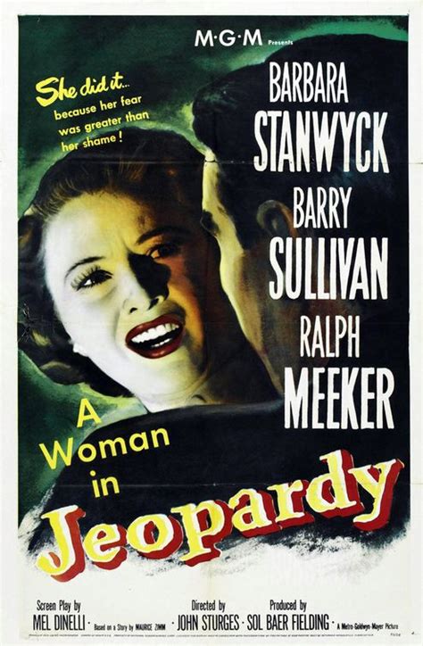jeopardy fmovie|Jeopardy (1953) .